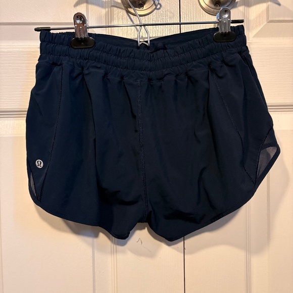 Navy Blue lululemon Hotty Hot Shorts 2.5" - Picture 2 of 4